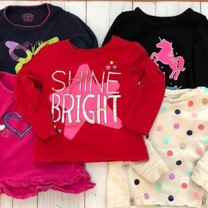 2T long sleeve shirt bundle!
